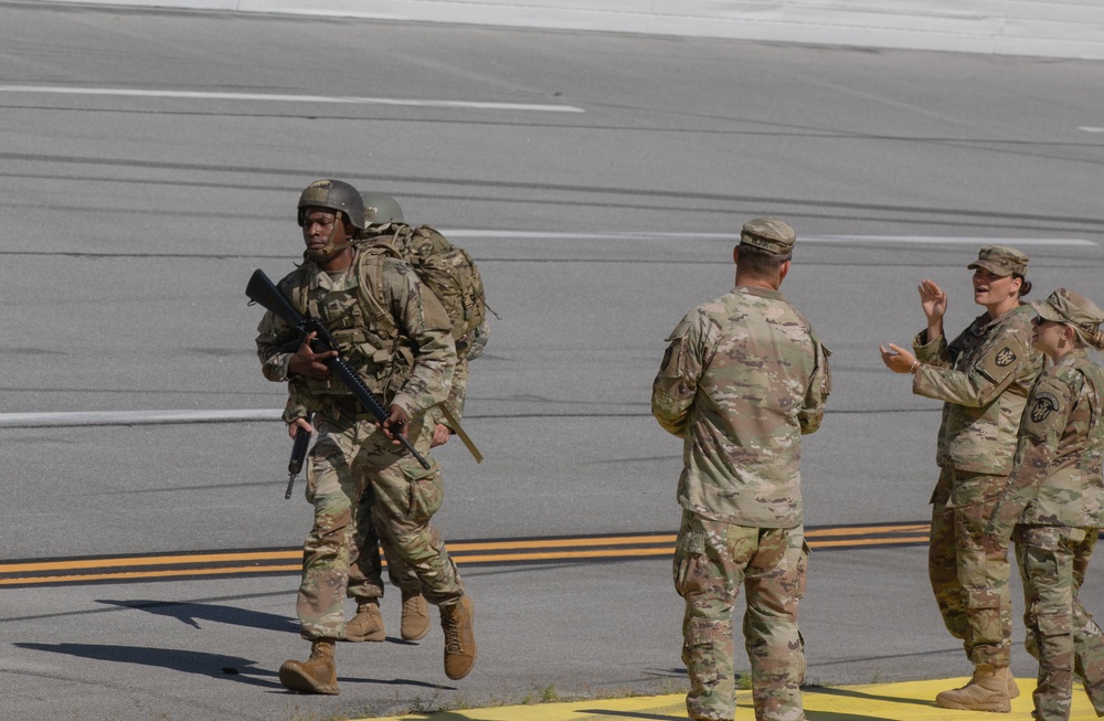 OCS Cadets ruck at Talladega Speedway