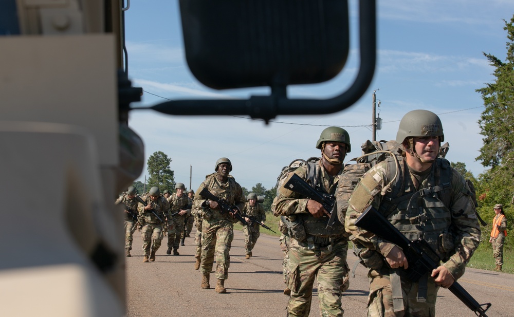 OCS Cadets ruck at Talladega Speedway