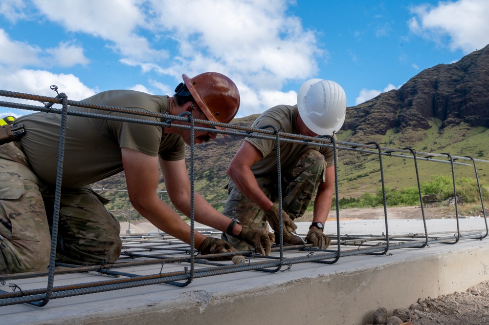 The 145th Civil Engineering Squadron takes on the Pu’uhonua O Waianae Innovative Readiness Training project