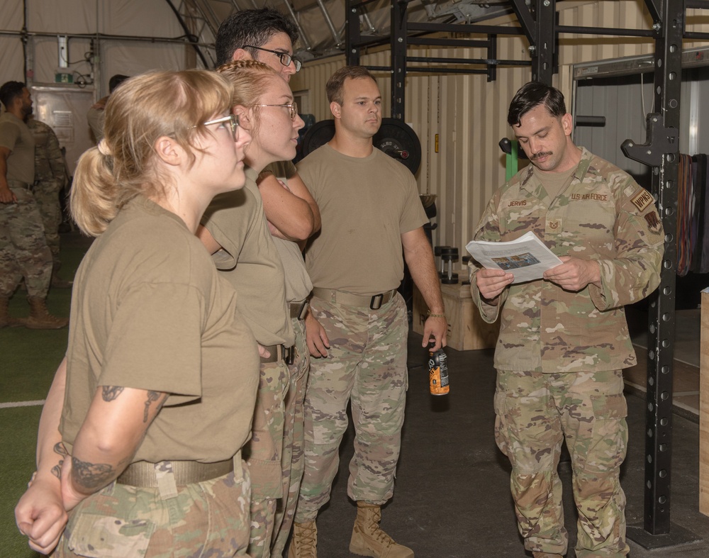 Nellis Weapons Standardization Team Fitness Assessment Day 2