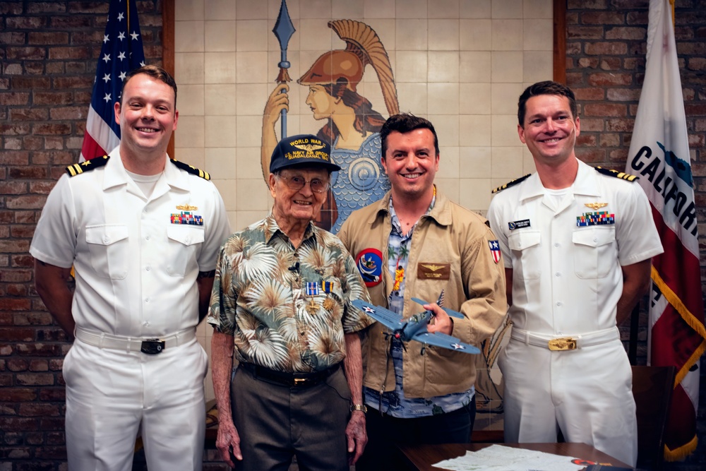 World War II Navy Veteran Receives Distinguished Flying Cross, Air Medal