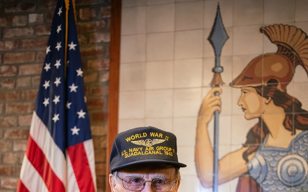 World War II Navy Veteran Receives Distinguished Flying Cross, Air Medal