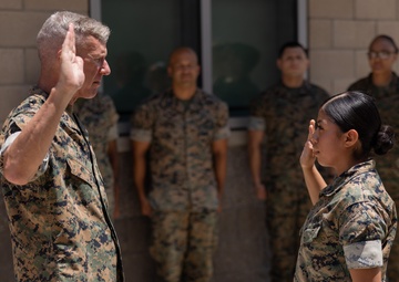 Highest Ranking Marine Promotes Edisto High Alumna