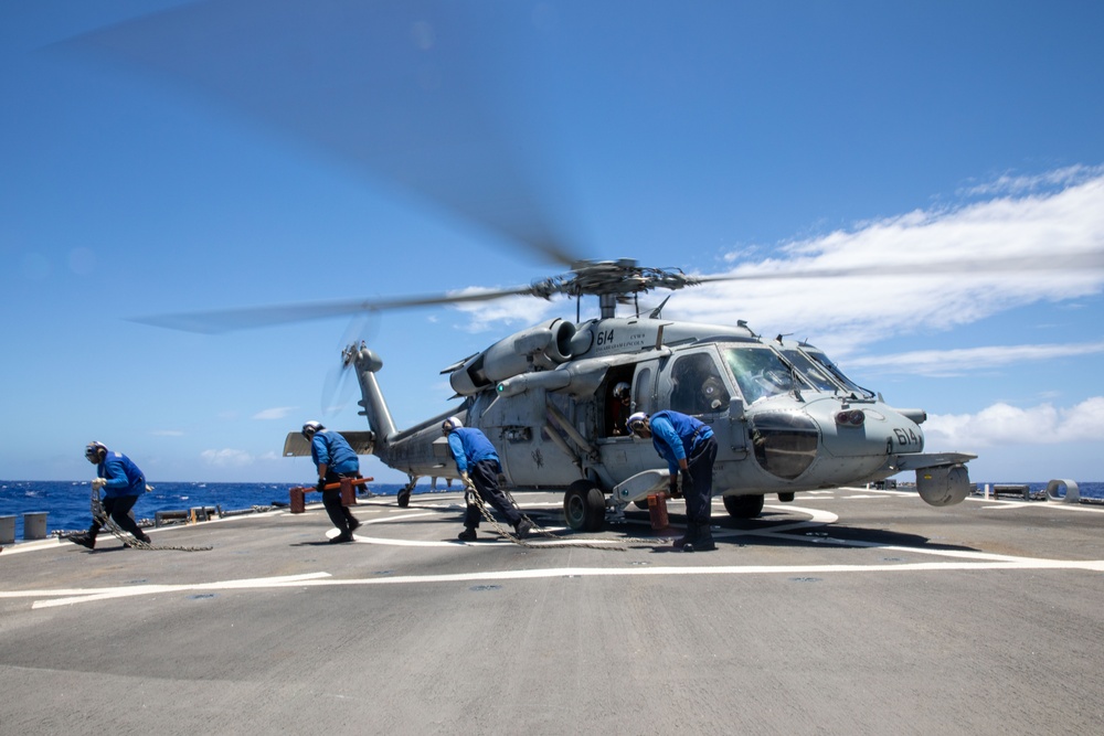 O’Kane Sailors conduct flight operations