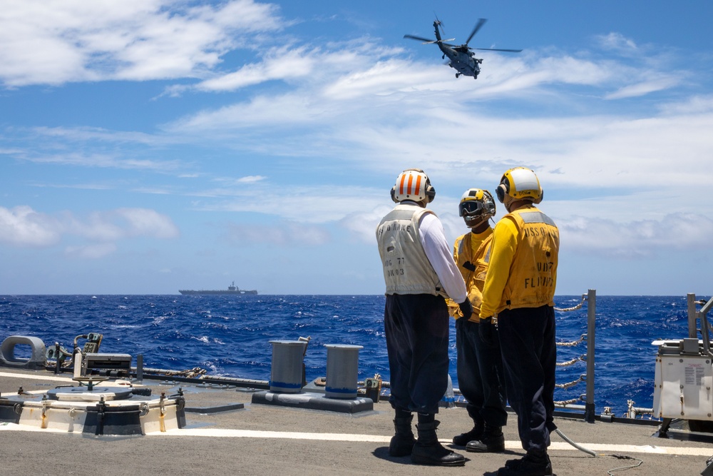 O’Kane Sailors conduct flight operations