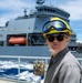 Cargo transfer with His Majesty New Zealand Ship Aotearoa (A11)