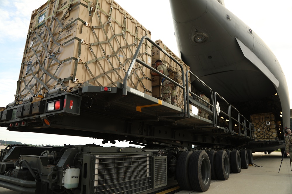 Equipment Arrival at Osan Air Base