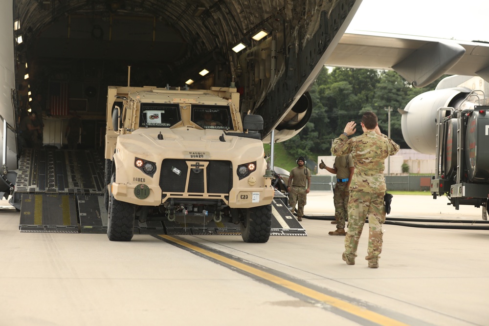 Equipment Arrival at Osan Air Base