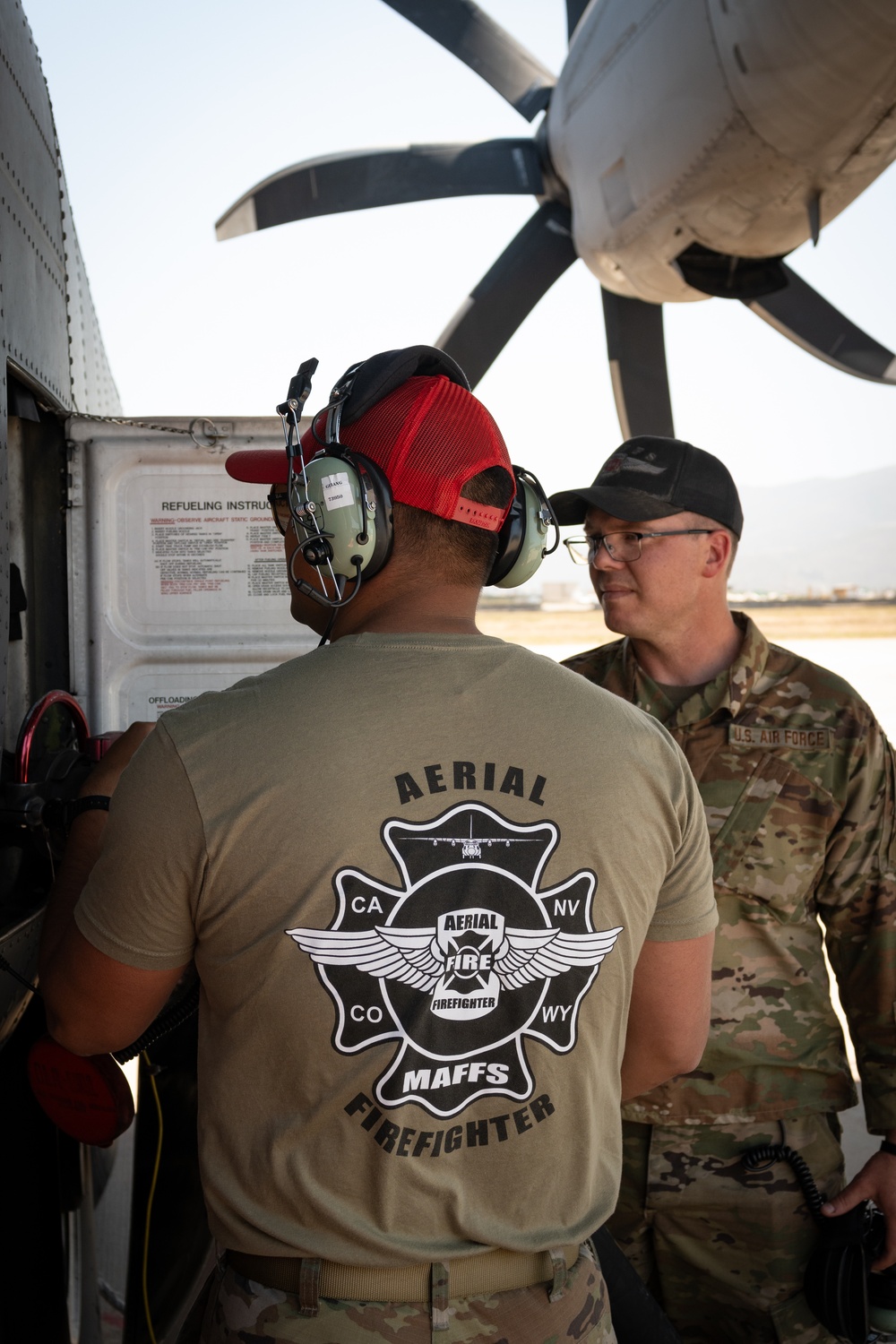 MAFFS Operations Expand with Additional Fire Fighting Aircraft from Nevada and Wyoming Air National Guard