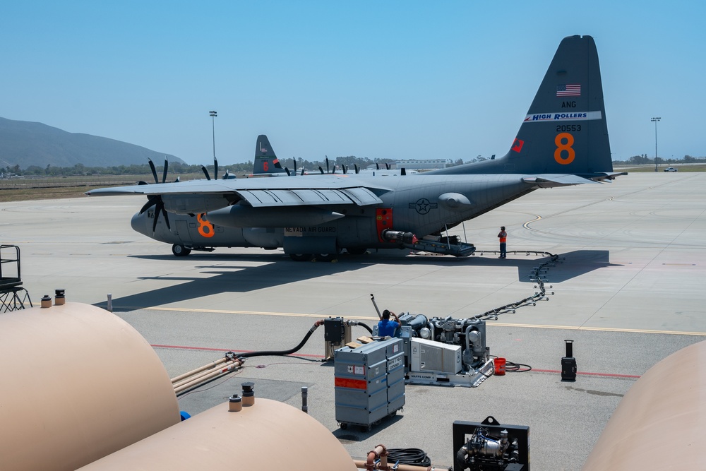 MAFFS Operations Expand with Additional Fire Fighting Aircraft from Nevada and Wyoming Air National Guard