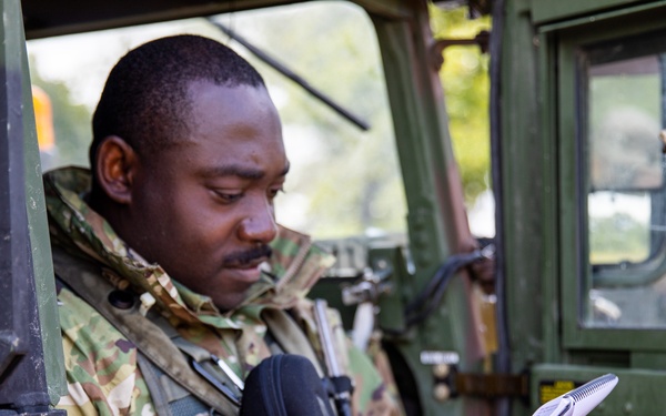 The 265th prepare to defend against Aerial threats while at JRTC 24-09