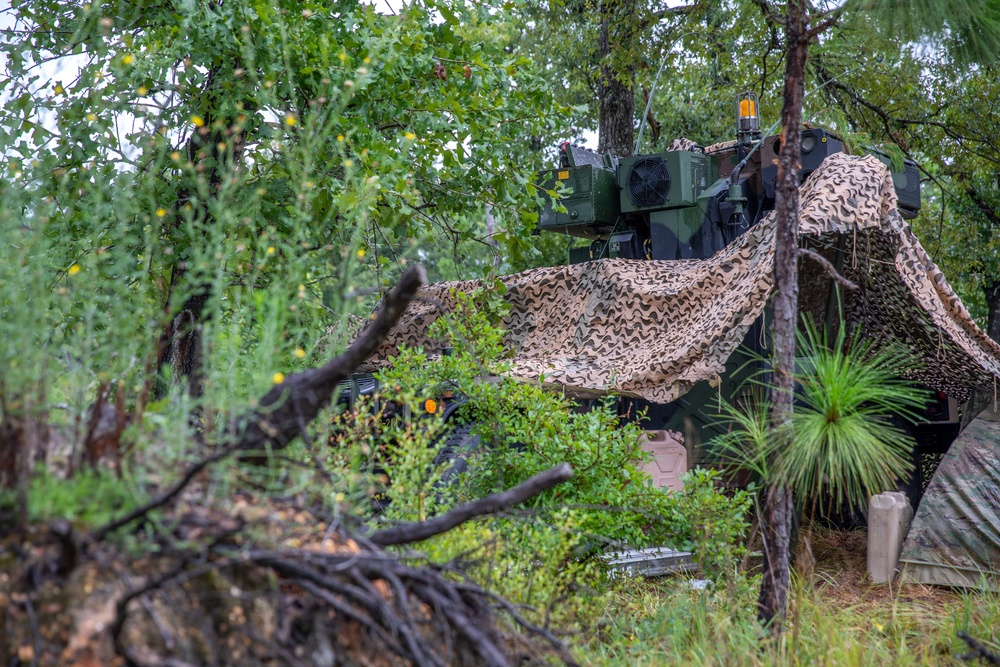 The 265th prepare to defend against Aerial threats while at JRTC 24-09