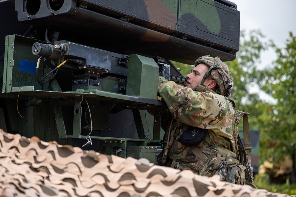 The 265th prepare to defend against Aerial threats while at JRTC 24-09