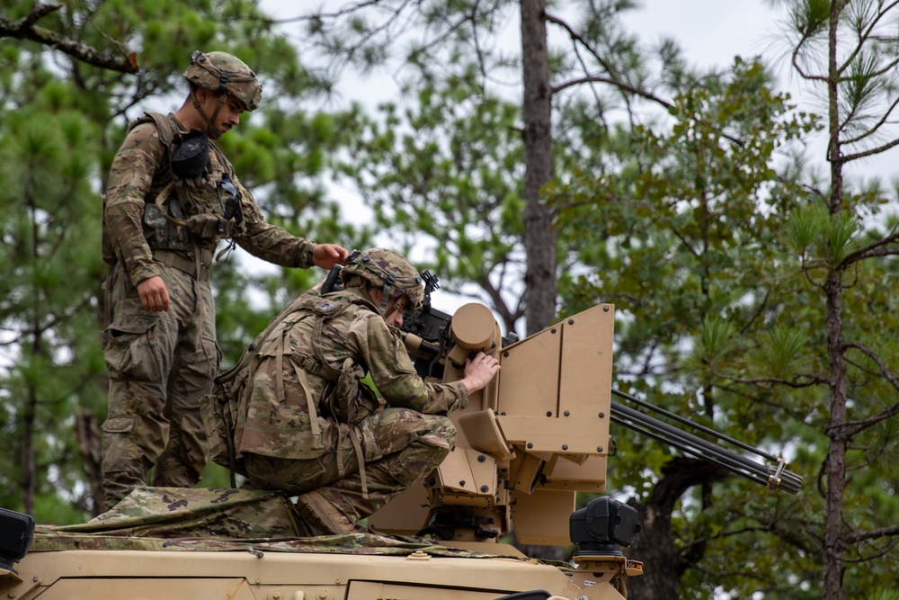 643rd MPs set up to protect the 741st BEB at JRTC 24-09