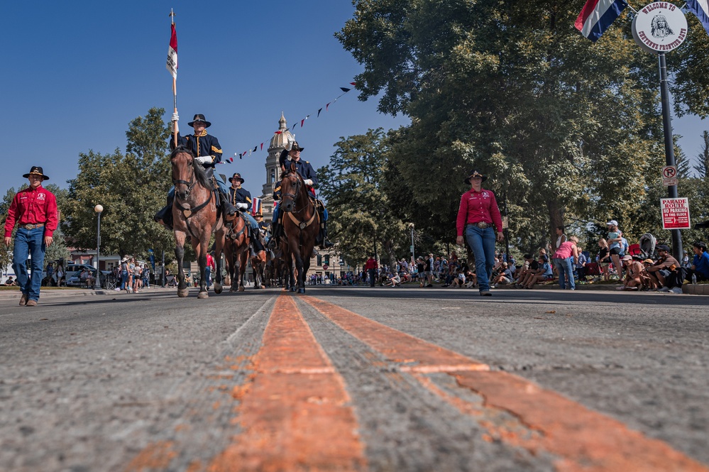 Big Red One Returns to Cheyenne Frontier Days