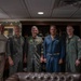 Adm. Steve Koehler tours the USO aboard Abraham Lincoln