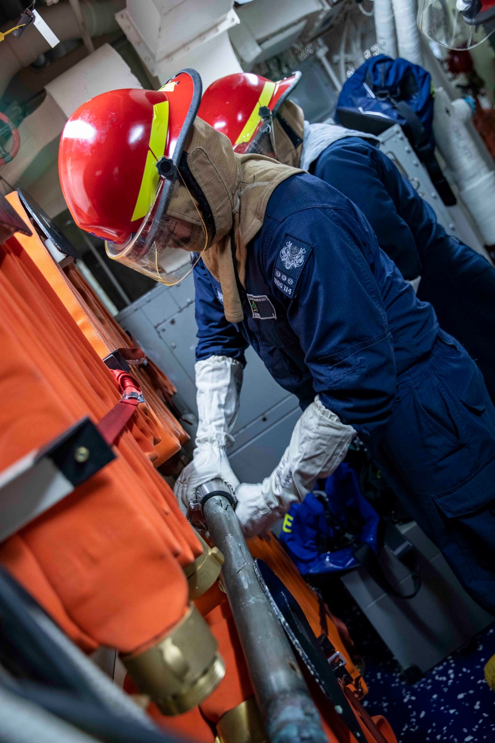 DVIDS - Images - USS Ralph Johnson Conducts Flying Squad Drill [Image 7 ...