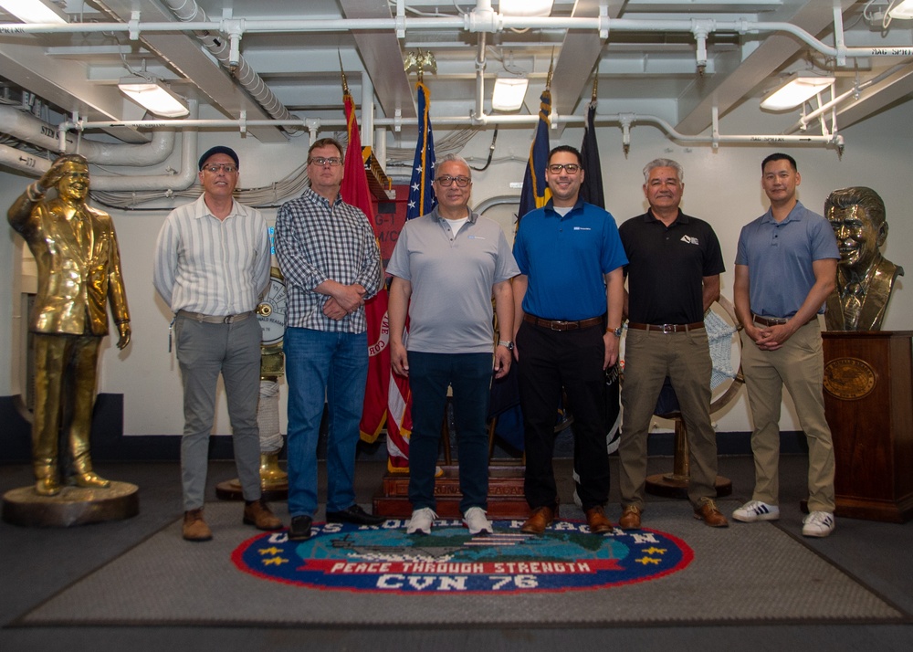 USS Ronald Reagan (CVN 76) hosts members of the University of California, Los Angeles