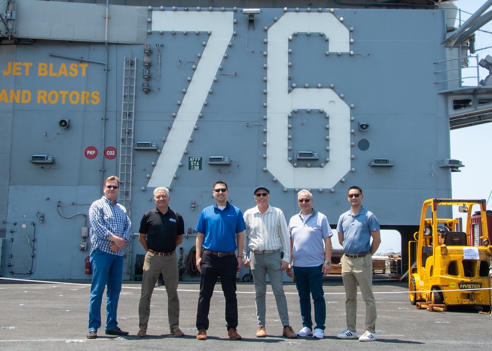 USS Ronald Reagan (CVN 76) hosts members of the University of California, Los Angeles