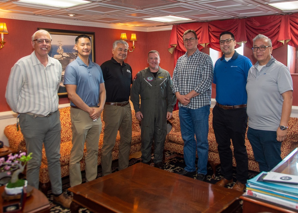 USS Ronald Reagan (CVN 76) hosts members of the University of California, Los Angeles