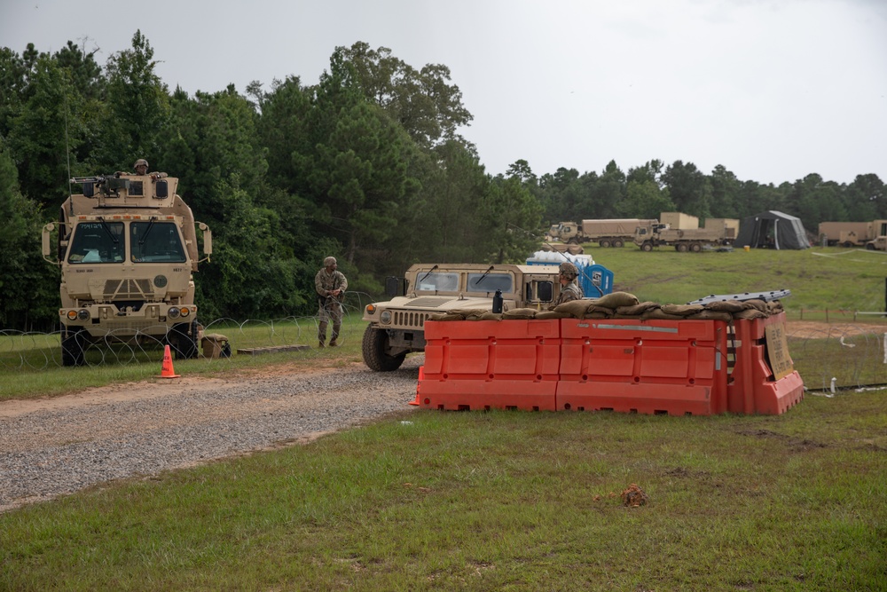 Brigade Support Area Train to Defend at XCTC