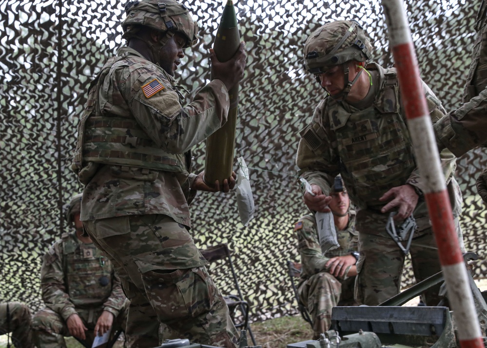 Florida Army National Guard Field Artillery Fires at XCTC