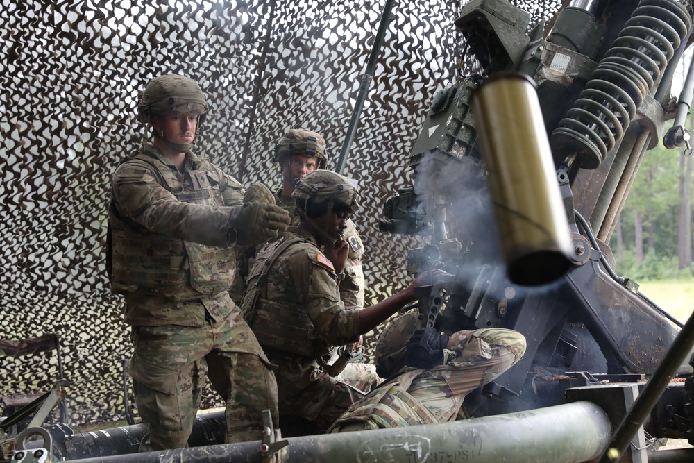 Florida Army National Guard Field Artillery Fires at XCTC