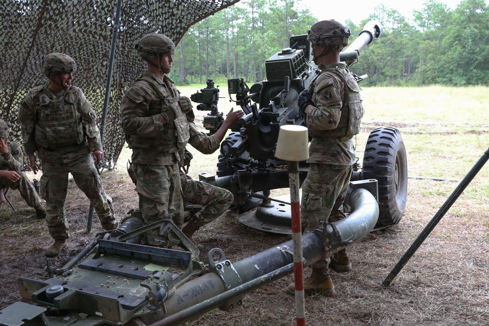 Florida Army National Guard Field Artillery Fires at XCTC