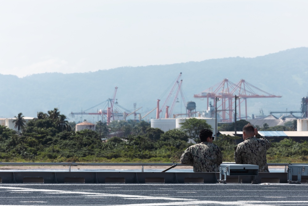 USNS Burlington arrives in Honduras for Continuing Promise 2024