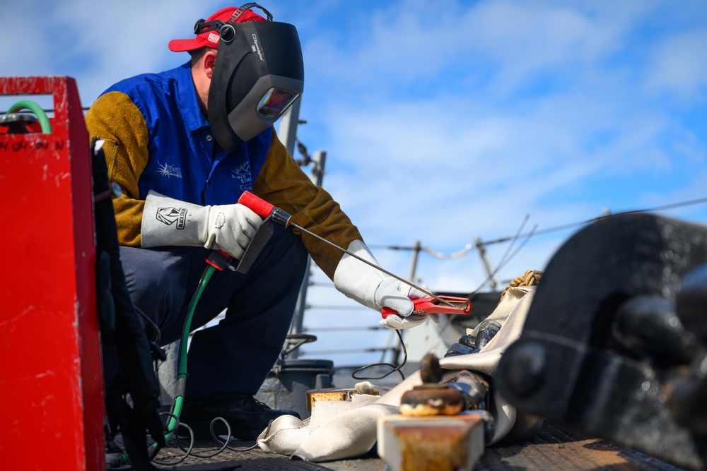 Anchor Cutting | USS Gridley (DDG 101)