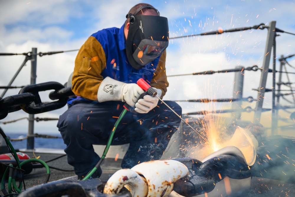 Anchor Cutting | USS Gridley (DDG 101)