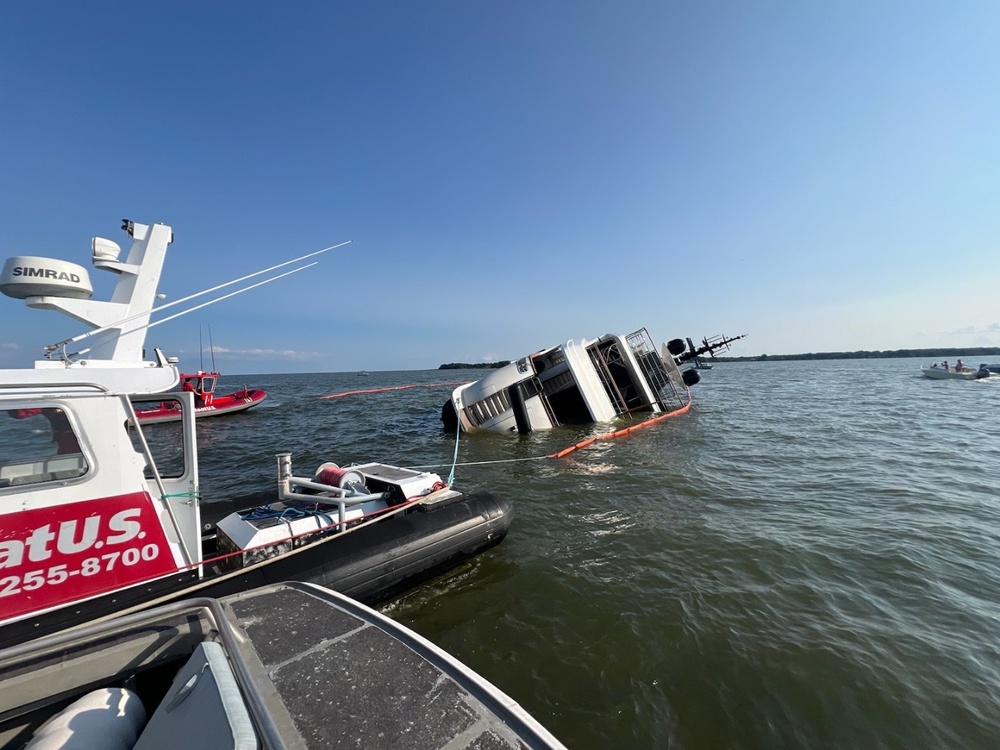 U.S. Coast Guard, partner agencies responding to aground yacht off Chesapeake Bay