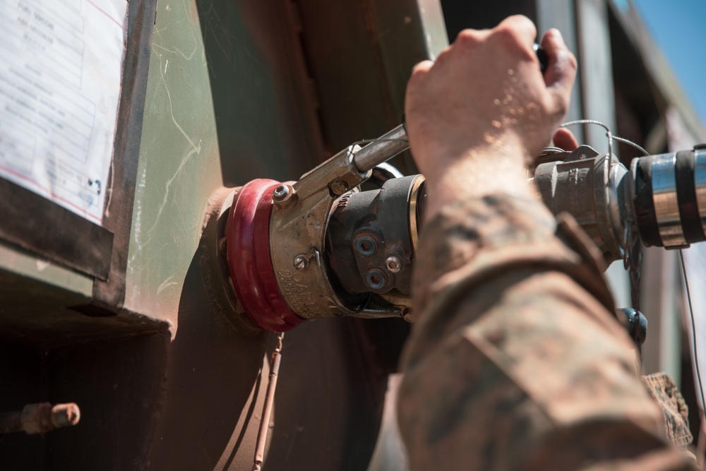 MRF-D 24.3: CLB-5 (Rein.) Marines receive ammo, fuel for Exercise Predator’s Run 24