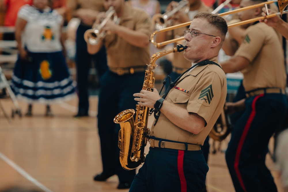 2d Marine Division Band Participates in Summer Latin Fiesta 2024