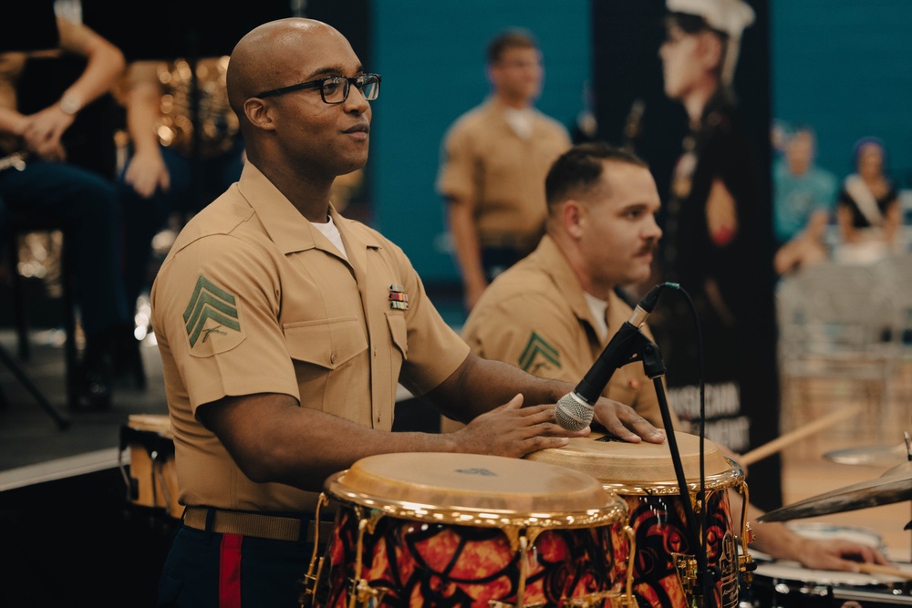 2d Marine Division Band Participates in Summer Latin Fiesta 2024