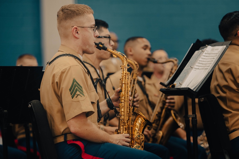 2d Marine Division Band Participates in Summer Latin Fiesta 2024