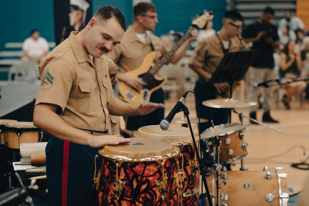 2d Marine Division Band Participates in Summer Latin Fiesta 2024