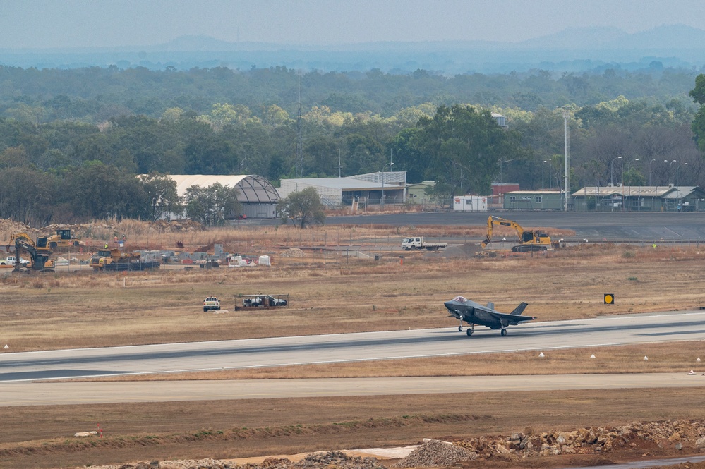 RAAF F-35s execute vertical takeoffs, low-level flying during Exercise Pitch Black 2024