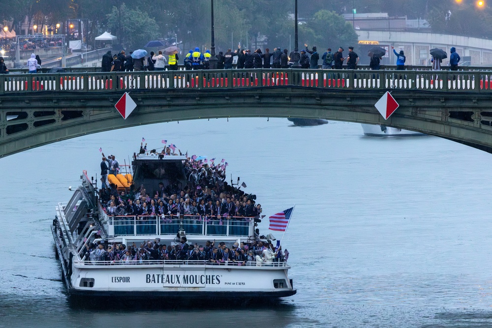 U.S. Olympic Team participates in 2024 Opening Ceremonies in Paris