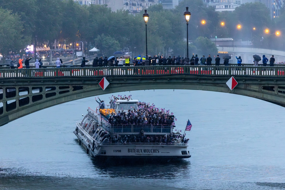 U.S. Olympic Team participates in 2024 Opening Ceremonies in Paris