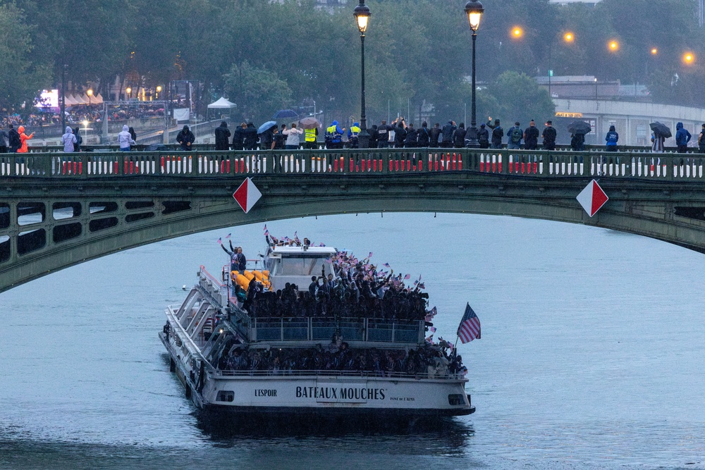 U.S. Olympic Team participates in 2024 Opening Ceremonies in Paris