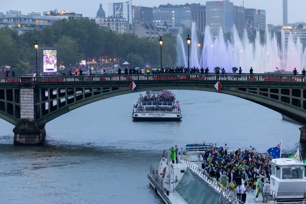 U.S. Olympic Team participates in 2024 Opening Ceremonies in Paris