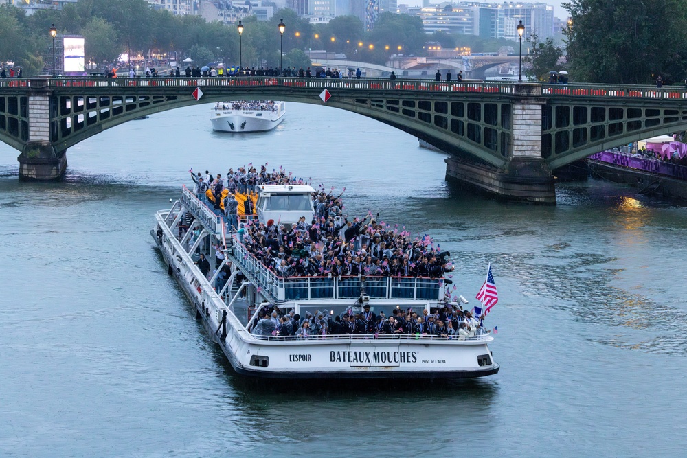 U.S. Olympic Team participates in 2024 Opening Ceremonies in Paris