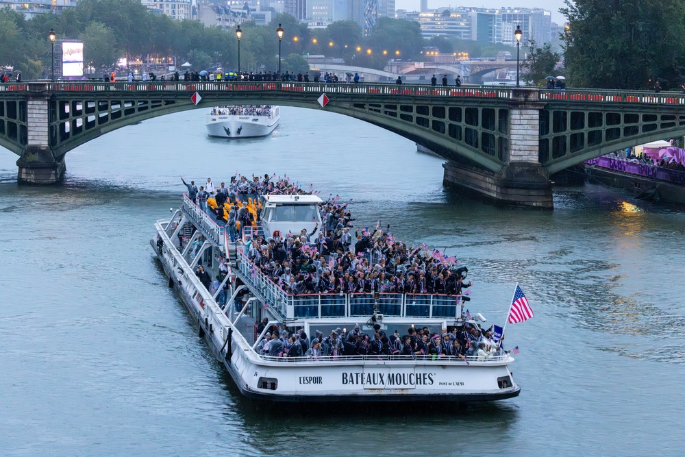 U.S. Olympic Team participates in 2024 Opening Ceremonies in Paris