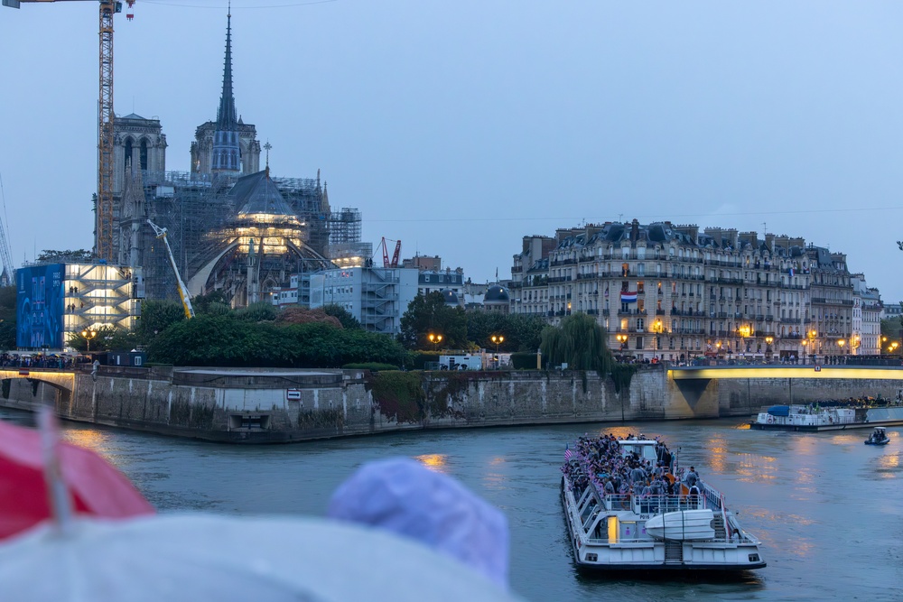 U.S. Olympic Team participates in 2024 Opening Ceremonies in Paris