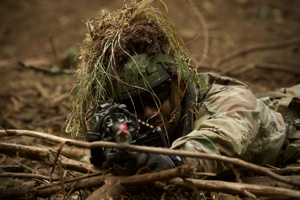 OCS Phase III candidates conduct platoon STX lanes