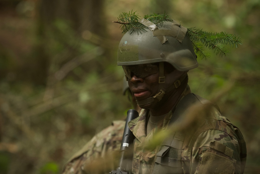 OCS Phase III candidates conduct platoon STX lanes