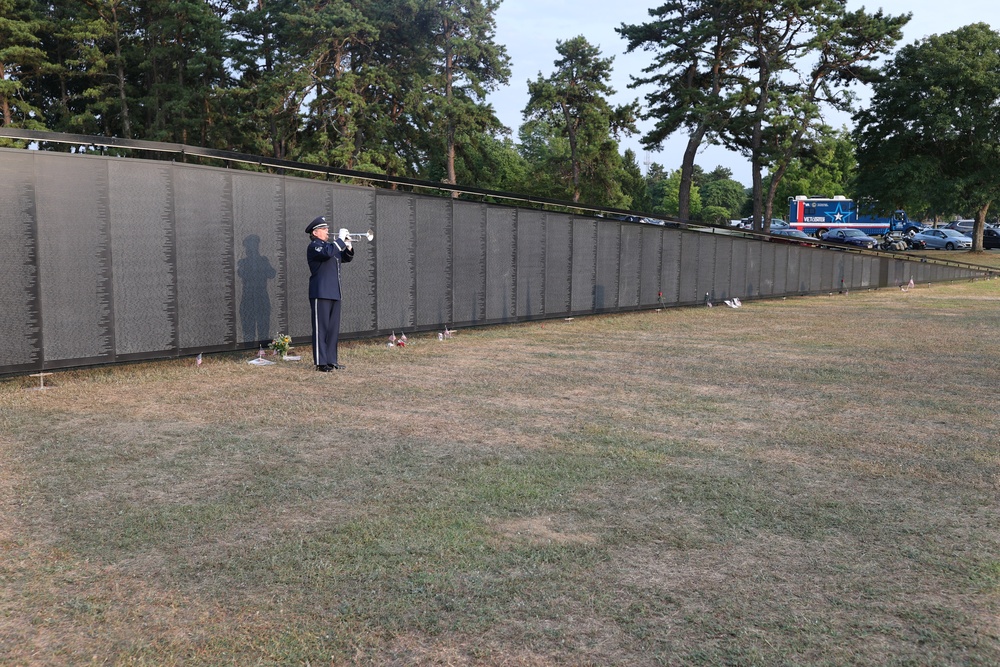 Rendering Taps for the fallen at Devens