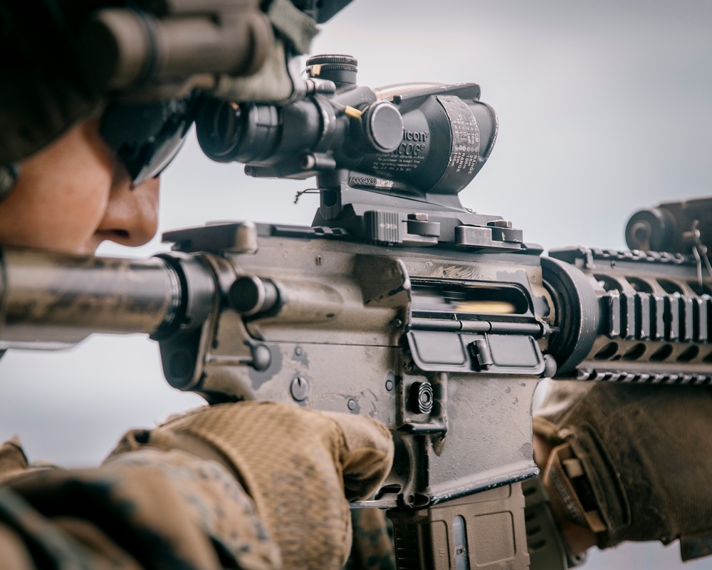 Charlie Battery Conducts Deck Shoot Aboard USS Boxer