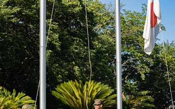 RD24 | 3rd MEB, JGSDF Morning Colors at Camp Kengun